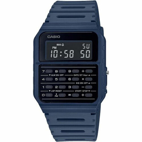 Casio Vintage CA-53WF-2BEF - Polshorloge - Quartz - Blauw - 34 mm Tweedehands