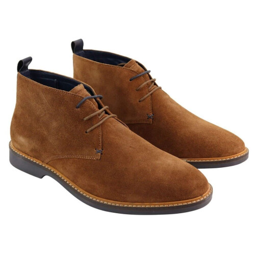 Cavani Sahara - Chukka Boots Heren - Suède Bovenwerk&Vetersluiting - Tan - Maat 44