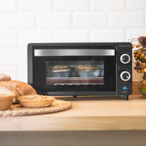 Cecotec Bake&Toast 1090 - Mini Oven - 10 Liter - Instelbare Temperatuur tot 230C - 1000 Watt