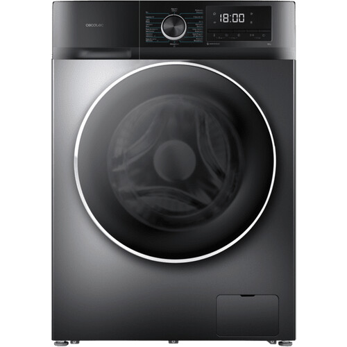 Cecotec Eu01-100638 - Wasmachine - 12 Kg - 1400 Tpm - Grijs | Nieuw (outlet) Tweedehands