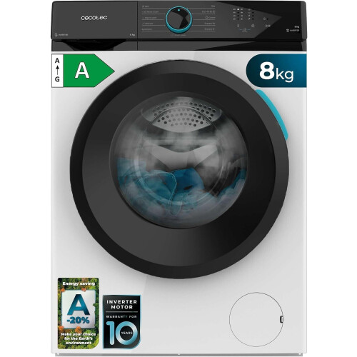 Cecotec Eu01_107153 - Wasmachine - 6 Kg - 1000 Tpm - Energieklasse A | Nieuw (outlet)