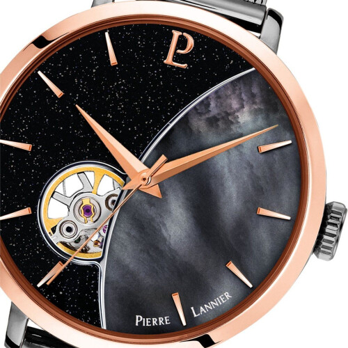 CELESTE 302F789 - Dameshorloge - Automatisch - Antracietgrijs Roze Goud Tweedehands