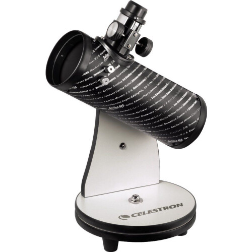 Celestron Firstscope 76 - Spiegeltelescoop - 76/300 mm - 15x tot 75x vergroting - Zwart Tweedehands