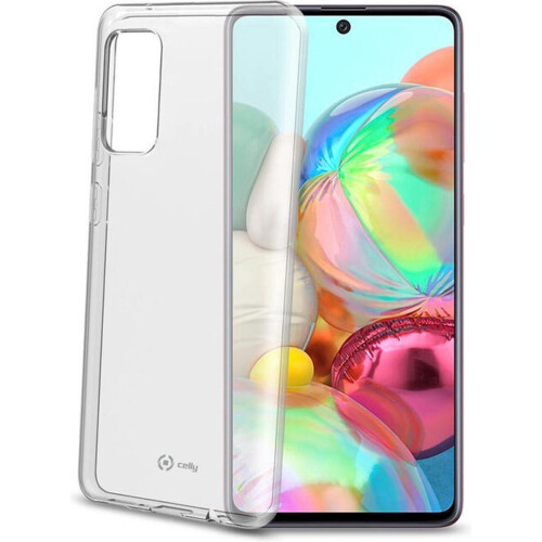 Celly Gelskin Siliconen hoesje - Geschikt voor Samsung Galaxy A72 - TPU Back cover - Transparant