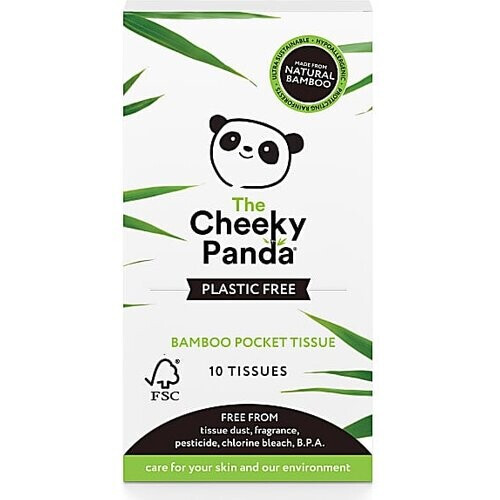 Cheeky Panda Bamboo Pocket Tissues Plasticvrij Tweedehands