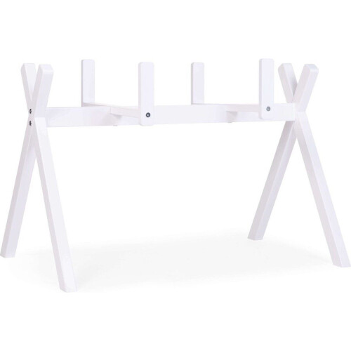 Childhome Moses Mand Staander - Tipi Play Gym - Hout - Wit Tweedehands