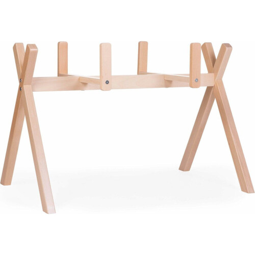 Childhome Tipi Staander - Moses Mand en Baby Gym - Houten Staander - Natuurlijk Hout Tweedehands