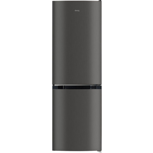 CHiQ CBM157LC - Koel-vriescombinatie - 157 Liter - Low Frost - Hoogte 144 cm - Donkere roestvrijstalen afwerking Tweedehands