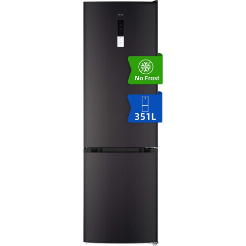 Chiq Fbm351nei42 - Koelvriescombinatie - 200 Cm - 356l - No Frost - Zwart | Nieuw (outlet)