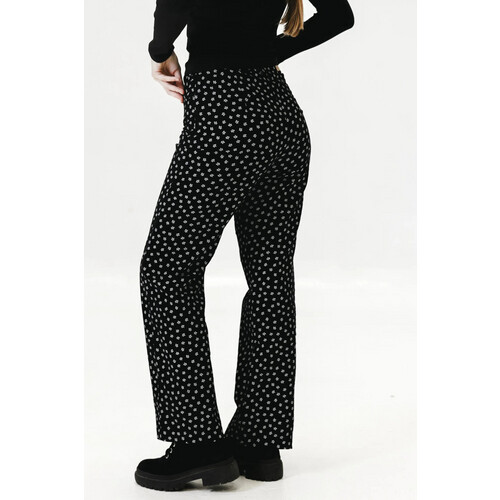 Clotsy dames vegan Broek Teresa Zwart Tweedehands