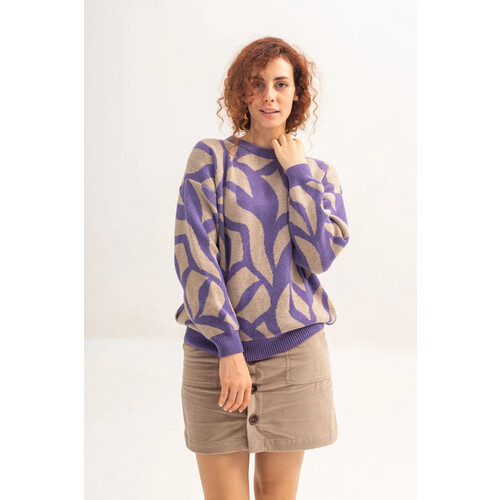 Clotsy dames vegan Jersey Irene Print Tweedehands