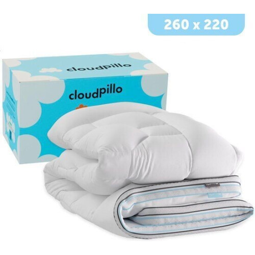 Cloudpillo 4 Seizoenen Dekbed - 3D Air Mesh - 260x220 cm - Tweepersoons Dekbed