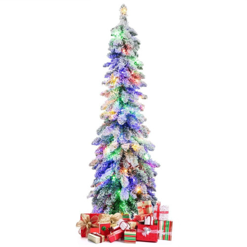 Coast 120 cm - Kunstkerstboom - 225 takpunten 100 LED-lampjes - groen/wit Tweedehands