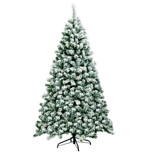 Coast 180 cm - Kunstmatige Kerstboom - 250 warme LED-lichten - Groen met sneeuw