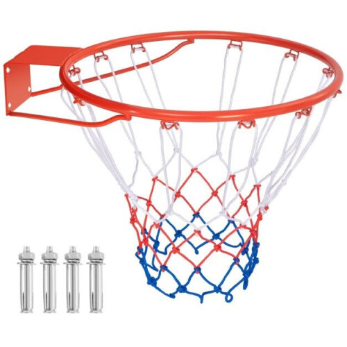 Coast Basketbalring SP37875OR– Indoor Mini Basketbalring met Net – Voor Deur-&Muurmontage– Ø45 c