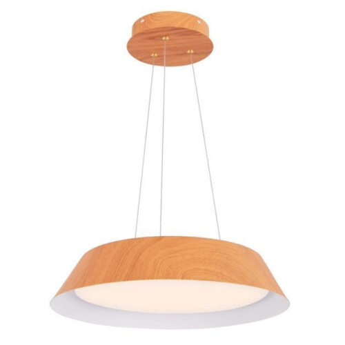 Coast Kroonluchter - Led-plafondlamp - 21W 3000 K -Ø40 cm Natuurlijke look