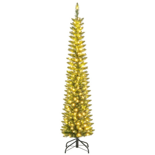 Coast Kunstkerstboom met 390 Takken - 180 Warmwitte LED-Lampjes - 180 cm Hoog - Groen
