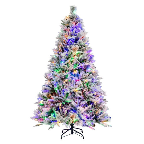 Coast Led-Kerstboom - 180 cm - 850 takpunten 240 LED-lampjes - Groen en Wit