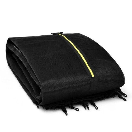 Coast - Vervangingsnet voor 305 cm Trampoline - Veiligheidsnet met Ritsdeur en Scheurvast PE-Materiaal - Zwart Tweedehands