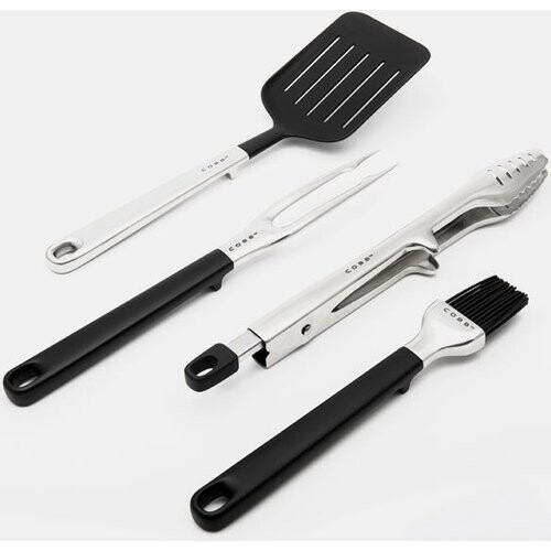 Cobb Bbq Gereedschapset (4 Delig Met Tas) Zwart/Zilver Tweedehands