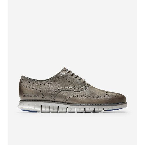 Cole Haan Zerogrand Wingtip Oxford - Lage instapschoen - Lichtgewicht en ademend - Charcoal Grey - Maat 41