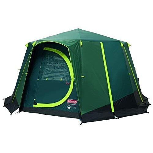 Coleman Octagon Blackout familietent - tent 8 persoons - verduisterende tent - groen Tweedehands