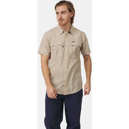 Columbia Newton Ridge II T-shirt Beige Tweedehands