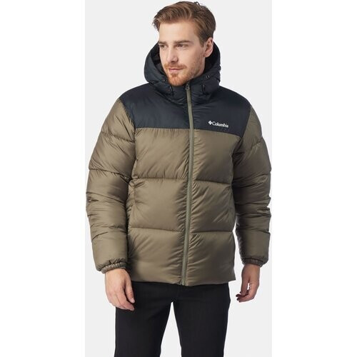 Columbia Puffet Hooded Jas Lichtgroen Tweedehands