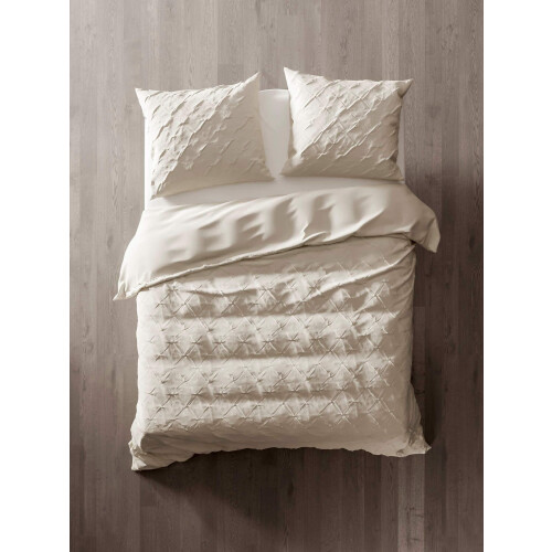 Como II - Duvet Cover - 100% Percal Cotton 260 x 220 Cm Off-White (1.0 Pieces)