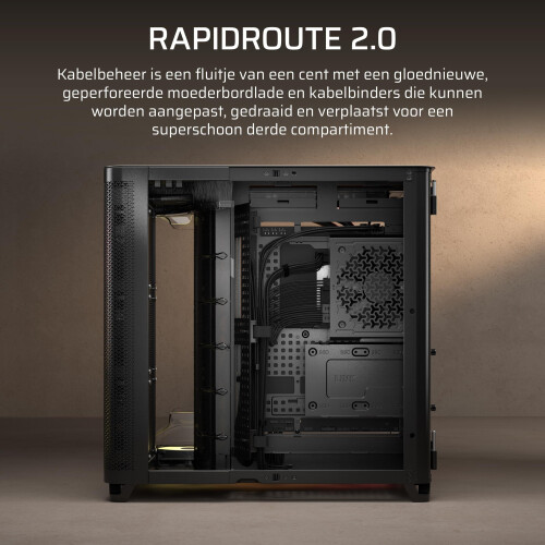 Corsair AIR 5400 RS-R - Midi Tower - ARGB - Zwart