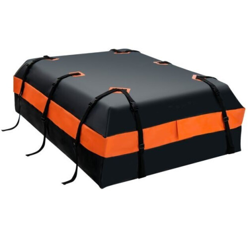 Costway Dakdrager– Waterdicht&Incl. Antislipmat– 560 liter – 132 x 100 x 43 cm – Zwart/Oranje Tweedehands