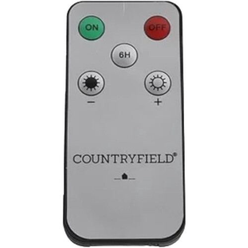 Countryfield Lyon - Afstandsbediening LED-kaarsen - Bereik 3 meter - Grijs