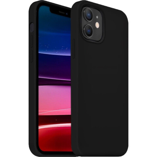 Coverzs iPhone 11 - Luxe Liquid Silicone case - Schokabsorberend - Zwart Tweedehands