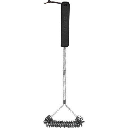 Cozze® Stalen borstel - Grillreiniging - Roestvrij staal 30x6x40 cm - Zilver