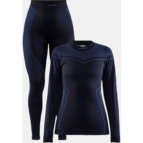 Craft Core Dry Fuseknit Basislaagset Dames Zwart Tweedehands