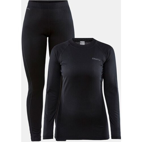Craft Core Warm Basislaagset Dames Zwart Tweedehands