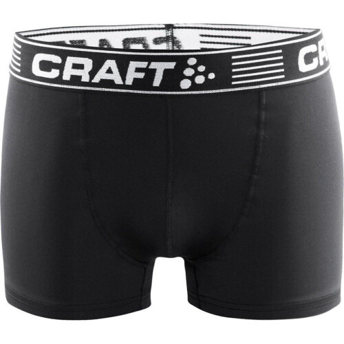 Craft Greatness Boxer 3-Inch - Thermoboxer Heren - Ademend Vochtafdrijvend - Zwart/Wit