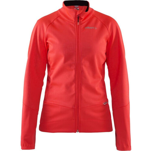 Craft Rime Fietsjack - Dames - Warm - Winddicht - Oranje Tweedehands