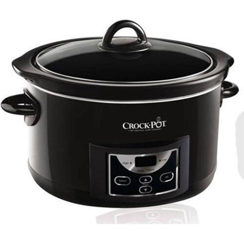CrockPot CR507 - Slow Cooker 4,7L programmeerbaar - Zwart
