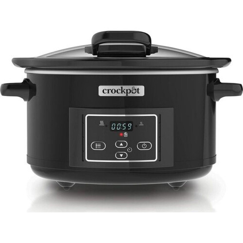 Crock Pot CR052 - Slow Cooker 4,7L - Klapdeksel - Zwart Tweedehands
