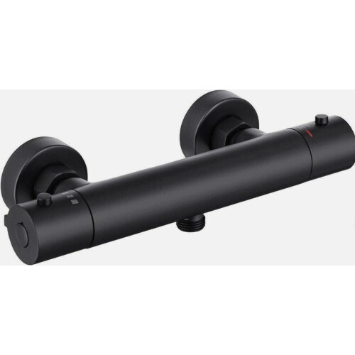 Croom Sanitair - Douchemengkraan - Thermostatisch - Hartafstand 15 cm - Zwart Tweedehands