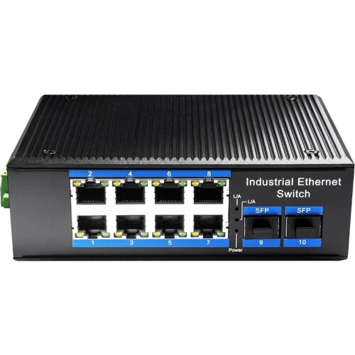 Cudy IG2008S2P - 8-poorts Gigabit PoE+ switch met 2 SFP-slots - IP40 aluminium behuizing Tweedehands