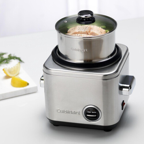 Cuisinart CRC400E - Rijstkoker - Stoomkoker voor 6 personen - BPA Vrij - Zwart Tweedehands