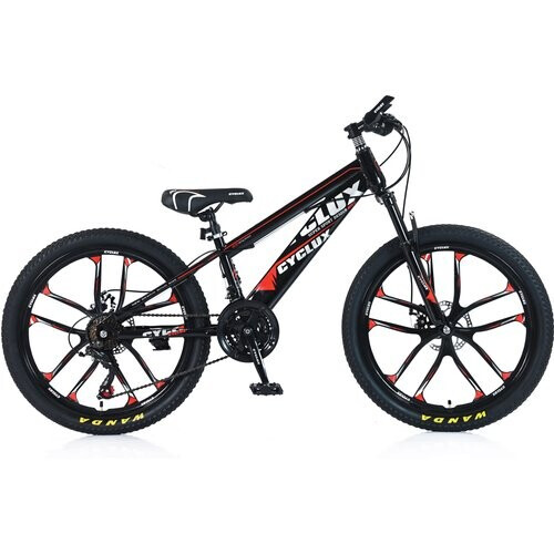 Cyclux Road Bike Jongensfiets Mtb 24 Inch 21 Speed Shimano Rood | Nieuw (outlet) Tweedehands