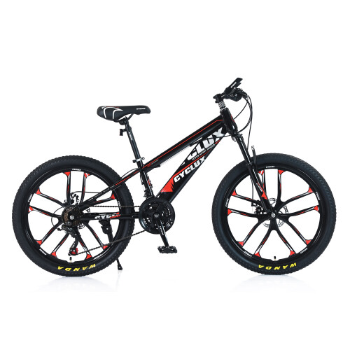 Cyclux Road Bike Jongensfiets Mtb 24 Inch 21 Speed Shimano Rood | Nieuw (outlet)