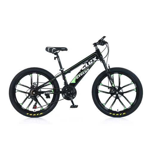 Cyclux Road Bike Jongensfiets Mtb 26 Inch 21 Speed Shimano Groen | Tweedehands (Refurbished)