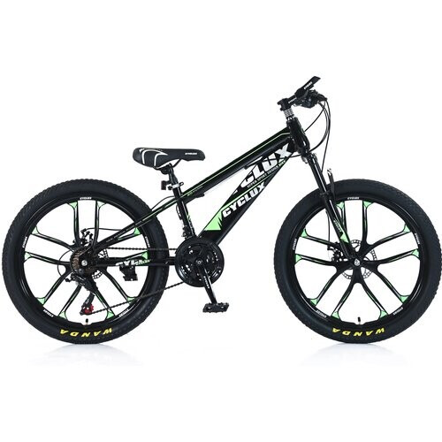 Cyclux Road Bike Jongensfiets Mtb 26 Inch 21 Speed Shimano Groen | Tweedehands (Refurbished) Tweedehands