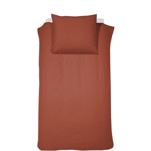 Damai - Kinderdekbedovertrek - Satijn - 100x135 cm - Clay