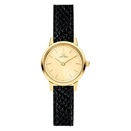DANISH DESIGN AKILIA MINI - Horloge - Quartz - 22 mm - Goud/Zwart Tweedehands