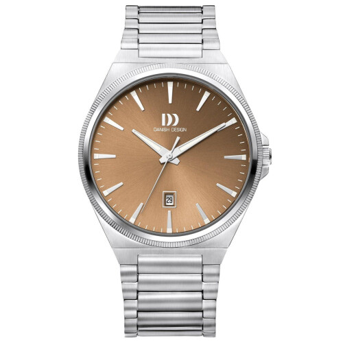 DANISH DESIGN DKX PRO IQ97Q1303 - Horloge - Quartz - 40 mm - Zilver - Bruin